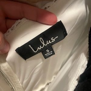 White lace lulu dress